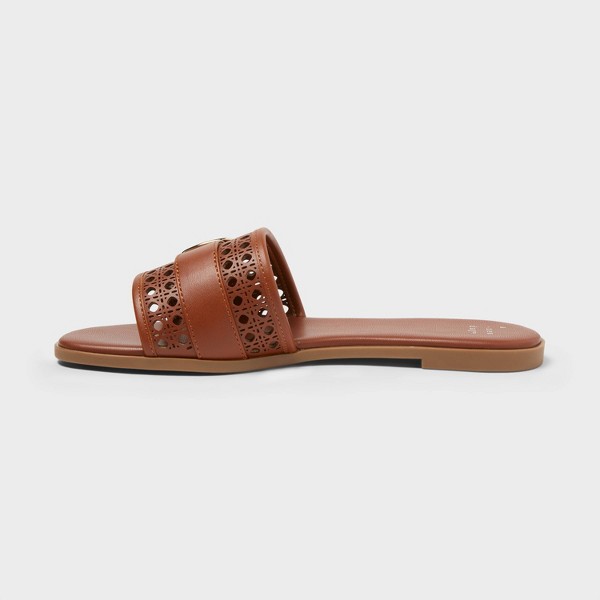 Sandalias Tamar para mujer con plantilla de espuma viscoelástica - A New Day™ Cognac 2