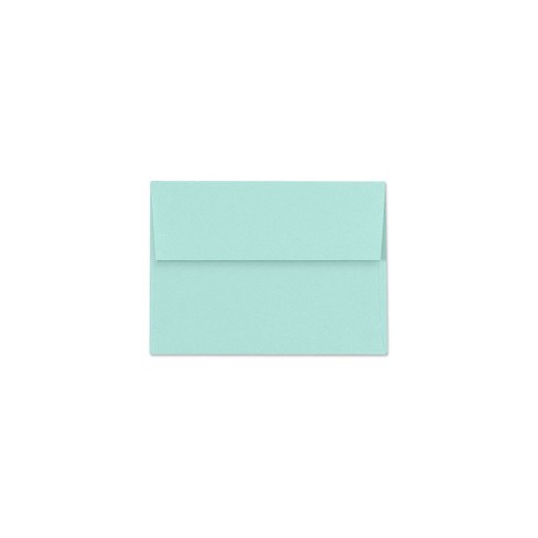Lux Invitation Envelopes 4 1 4 X 6 1 4 50 Box Seafoam Lux 4872 113 50 Target