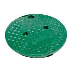 NDS 9.5 in. W X 1-3/8 in. H Round Valve Box Cover Green - 1 of 1