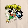Women's - Disney - Goooal Lightweight French Terry Wide Neck Long Sleeve Shirt - 2 of 4