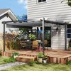 Outsunny 13' x 13' Retractable Pergola Canopy, Aluminum Outdoor Pergola for Garden, Patio, Backyard, Deck - 3 of 4