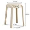NicBex  6-Pack Plastic Nesting Dining Stools, Bar Stool for Indoor/Outdoor, Portable Seating Chairs for Home/Office/Classroom - 2 of 4