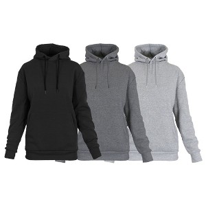 Rudolph Women's Heavyweight Loose Fit Fleece Lined Pullover Hoodie-3 Pack - 1 of 2