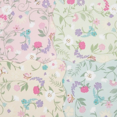Ladurée Floral Small 3-Ply Paper Dinner Napkins