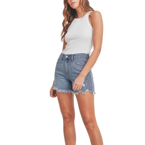 Women's Distressed Denim Short - Jbd. S : Target
