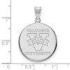 Black Bow Jewelry 10k White Gold Valdosta State Blazers NCAA Large Pendant - 2 of 3