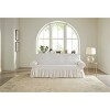 Essential Twill Ruffle Sofa Slipcover White - Sure Fit - 3 of 4