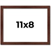 PosterPalooza | Photo Size Classic Modern Brown Frame - UV Acrylic, Foam Board Backing, Hanging Hardware - 2 of 4