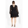 Women's Plus Size Kiki Dress - black | CITY CHIC - 2 of 4