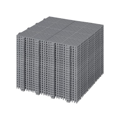 Interlocking Deck Tiles, Outdoor Waterproof & Anti-slip, for Patio, Balcony, Pool Side, Bathroom, Shower, Balcony, Porch