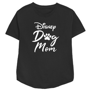 Women's Disney Dog Mom Logo T-Shirt - 1 of 3