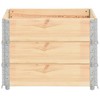 vidaXL Pallet Collars 3 pcs 23.6"x31.5" Solid Pine Wood - 3 of 4