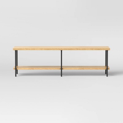 Wood and Metal TV Stand for TVs up to 60" - Room Essentials