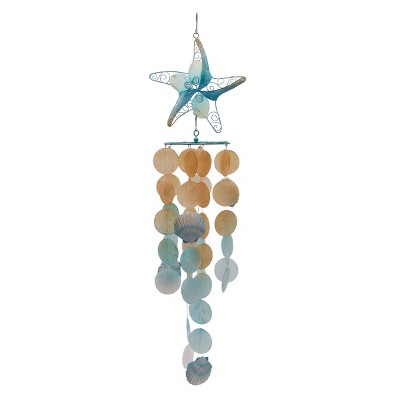 Beachcombers Sea Star Capiz Chime