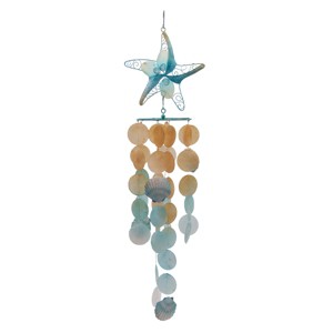 Beachcombers Sea Star Capiz Chime - 1 of 3