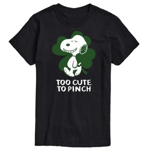 Men's - Peanuts - Too Cute To Pinch Short Sleeve Graphic T-Shirt - 1 of 4