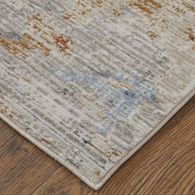 Sonora Abstract Multicolor Viscose Rectangular Rug 2' x 3'