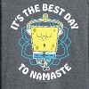Men's - SpongeBob SquarePants - The Best Day To Namaste Long Sleeve Graphic T-Shirt - 2 of 4