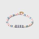 Little Words Project Mama Bracelet - Pink/Blue