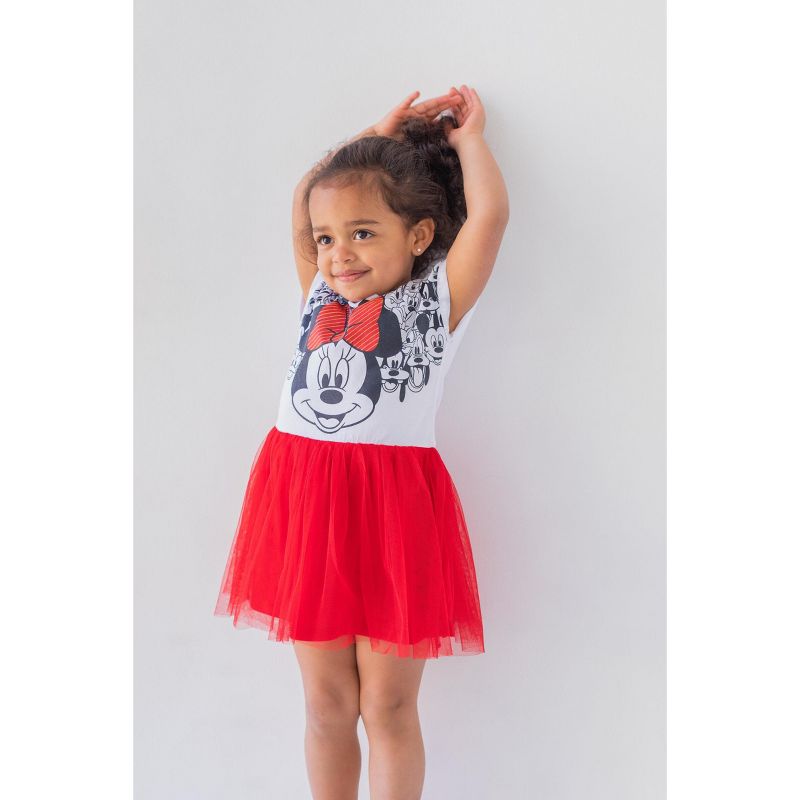 Disney Minnie Mouse Girls Dress Toddler, 2 of 9