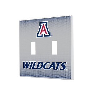 NCAA Big 12 Universities Linen Hidden-Screw Light Switch Plate for Double Toggle - 1 of 4
