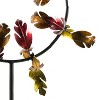 Evergreen Fall Leaves Jubilee Outdoor Kinetic Wind Spinner Red and Gold - 4 of 4