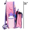 Fast Forward Bluey Kids School Backpack 16" 5PC Lunch Bag Set, Pink and Purple - 2 of 4
