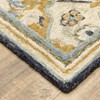 Oriental Weavers Alfresco 28406 Blue/ Gold Indoor Area Rug - 2'6" x 8' - 2 of 4