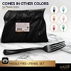 Plastic Forks Disposable 50 Pack, Heavy Duty Plastic Silverware, Plastic Cutlery Ideal for Hot and Cold Food, Plastic Utensils - SparkSettings - 2 of 4