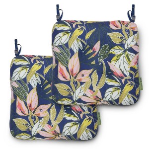 Vera Bradley 2pc 19"x19" Outdoor Patio Chair Cushions - 1 of 4