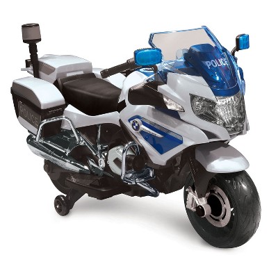 kid motorz police motorcycle 12 volt battery