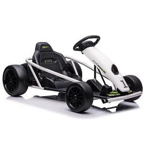 24V Go Kart for Kids, 9Ah Large Battery 8MPH High Speed Ride On Drifting Car with Music, Horn,Max Load 175lbs, Outdoor Ride On Toy for Teens 3-10 - 1 of 4