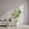 Artificial Tree Indoor, Tall Faux Plants In Pot, Potted Faux Aralia Plants For Home Office Living Room Decor - 3 of 4