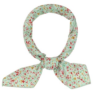 INSPIRE CHIC Women's Chiffon Scarves Floral Print Square Neckerchief 25.6" X 25.6" - 1 of 4