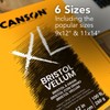 Canson XL Series Bristol Pad, Vellum Finish, Foldover Binding, 25 Sheet, 19x24 inch, 1 Count - 4 of 4