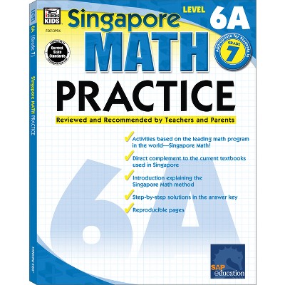 Math Practice, Grade 7 - (singapore Math) (paperback) : Target