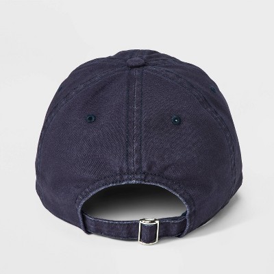 Men's Cotton Baseball Hat - Mighty Fine Navy Blue - image 3