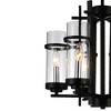 CWI Lighting Sierra 6 Light Up Chandelier With Black Finish - 3 of 4