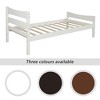 CAVINAS Twin Size Rustic Platform Bed Frame with Headboard & Wood Slat Support,No Box Spring Needed - 4 of 4