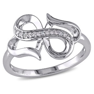 EVERLY JEWELRY | Sterling Silver 0.05 CT TW Diamond Fashion Ring - 1 of 4
