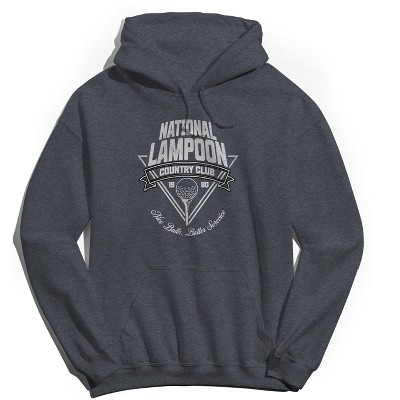 National Lampoon Men's Country Club White Father'S Day Long Sleeve Graphic Cotton Sweatshirt Hoodie
