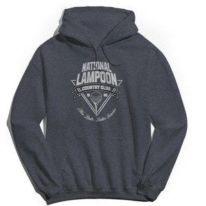 National Lampoon Men's Country Club White Father'S Day Long Sleeve Graphic Cotton Sweatshirt Hoodie - 1 of 4