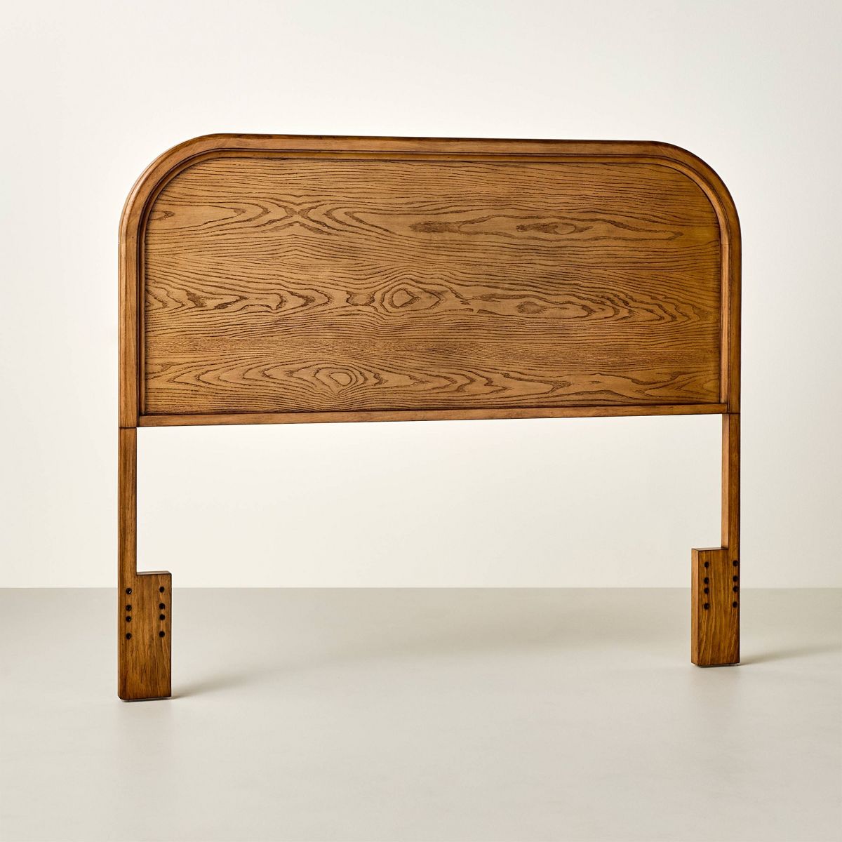 Queen Traditional Wooden Headboard Aged Oak - Hearth & Hand™ with Magnolia