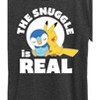 Women's - Pokémon - The Snuggle Is Real Pikachu and Piplup Short Sleeve Graphic T-Shirt - 2 of 4