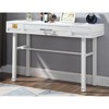 Industrial Metal Vanity Desk with Drawer and Cargo-Style Design - 4 of 4