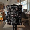 Cozy French Bulldog Pattern Flannel Car Blanket, All Season Pet Nap Throw for Vehicle Interior Accessories, Christmas Gift. - 2 of 4