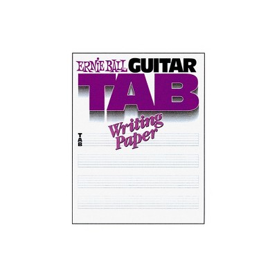 Ernie Ball Guitar Tab Writing Paper