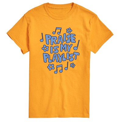 Men's - Instant Message - Praise Is My Playlist Short Sleeve Graphic T-Shirt