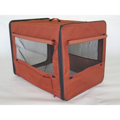 Extra Large Brown Soft Sided Folding Dog Crate