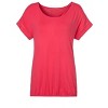 Women's Round Neckline Short Sleeve Top - LASCANA - 2 of 4